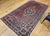 1900 - 1909 Vintage Bidjar Gallery Rug, Hand-Knotted Wool, Geometric Medallion Pattern, Red & Navy, 5x9 For Sale - Image 5 of 17