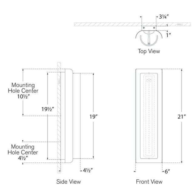 Metal Windsor Smith for Visual Comfort Signature Penumbra 21" Sconce in Bronze and White For Sale - Image 7 of 8