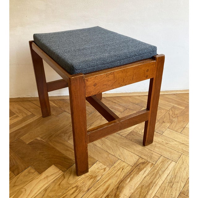 1970s Vintage Scandinavian Style Stool from Krásná Jizba, 1970s For Sale - Image 5 of 14