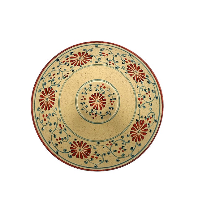 2020s Asian Modern Bat Trang Vietnamese Pho Bowls or Ramen Bowls Hand Painted With Floral and Vine Pattern - Set of 4 For Sale - Image 5 of 9