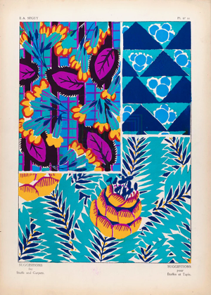 Ea Seguy Suggestions Pour Étoffes Et Tapis, Plate 11