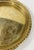 Vintage Etched Brass Tray With Embossed Pierced Rim For Sale In Kansas City - Image 6 of 7