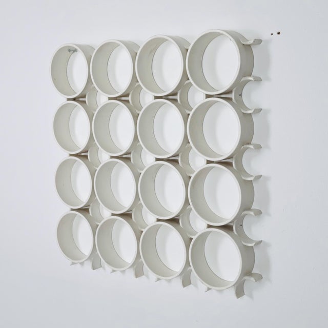 Space Age White Plastic Wall or Ceiling Panels System, Switzerland, 1970s For Sale - Image 3 of 11