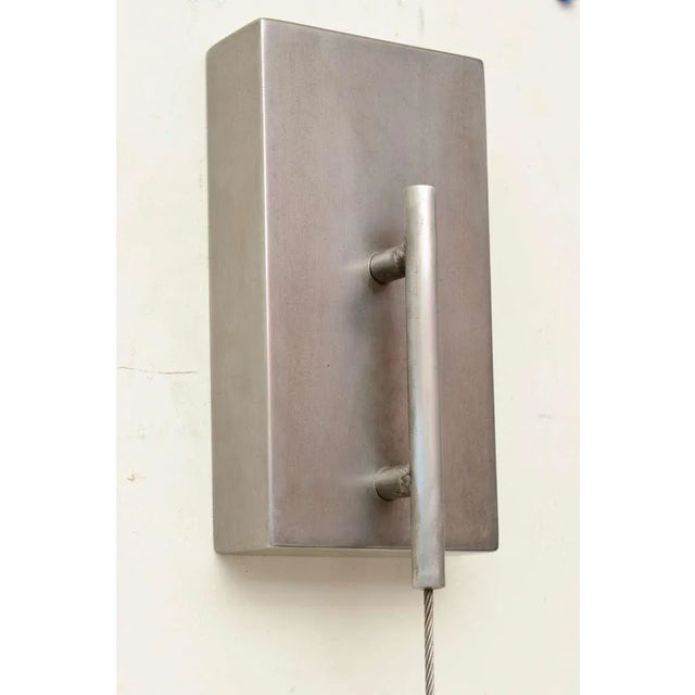 Contemporary Modernist Limited Edition Suspended Wall Sculpture in Stainless Steel by Jim Martin For Sale - Image 3 of 10