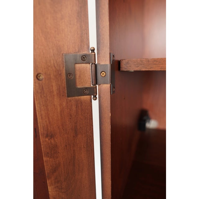 Vintage American Drew Cherry Grove Armoire For Sale - Image 12 of 13