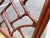 Late 20th Century Vintage Fretwork Rattan Dining Chairs With Tropical Cushions, Set of 6 For Sale - Image 5 of 10