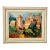 1963 Vintage Impressionist Rustic European Original Oil Painting, ‘Provincial Village’ by Patsy Smith For Sale