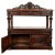 Antique Scottish Carved Oak Renaissance Revival Wine Server Buffet Sideboard For Sale - Image 9 of 12