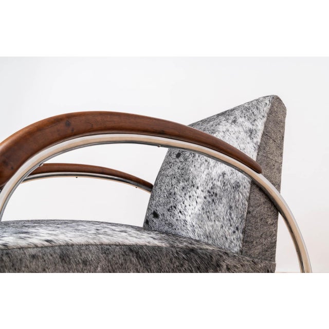 Model H221 Armchair by Jindřich Halabala for Up Závody, 1930s For Sale - Image 9 of 14