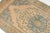 Textile Vintage Distressed Turkish Oushak Rug in Pastel Blue and Cream For Sale - Image 7 of 10