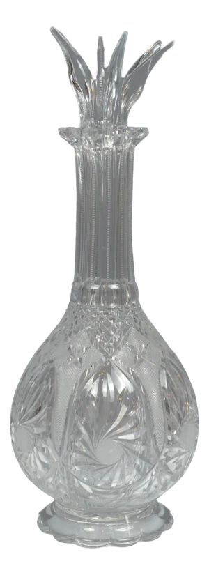Vintage Hand-Cut Crystal Decanter