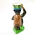 Traditional Lynn Chase Porcelain Monkey Business Candle Holder For Sale - Image 3 of 11