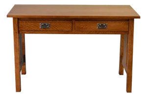 Mission / Arts and Crafts Solid Oak Writing Desk - Micheal Cherry