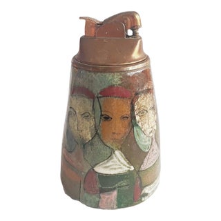 1950s Polia Pillin Ceramic Lighter For Sale