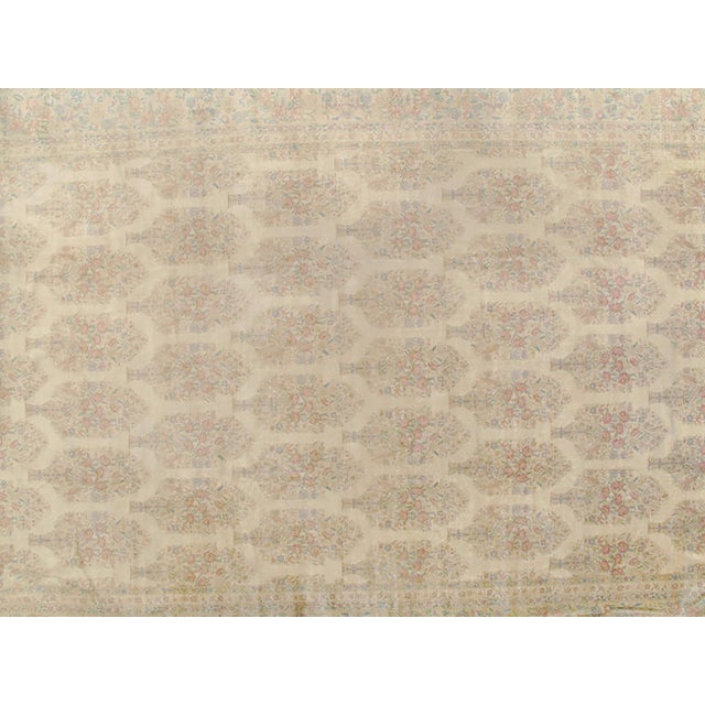 Early 20th Century Antique Persian Kerman Carpet For Sale - Image 5 of 6