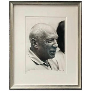 Lucien Clergue, Silver Gelatin Photograph Hand Signed Photo Pablo Picasso Arles Lucien Clergue, 1962 For Sale