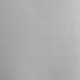 Schumacher Vegan Leather Indoor/Outdoor Fabric In Silver Metallic For Sale