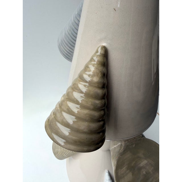 Contemporary Ceramic Cones Floor Lamp by Antonio Cagianelli, Italy For Sale - Image 4 of 14