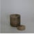 The Petite Vase in Alabaster White and Tabac is crafted from natural stone in a range of tones, embodying minimalist...