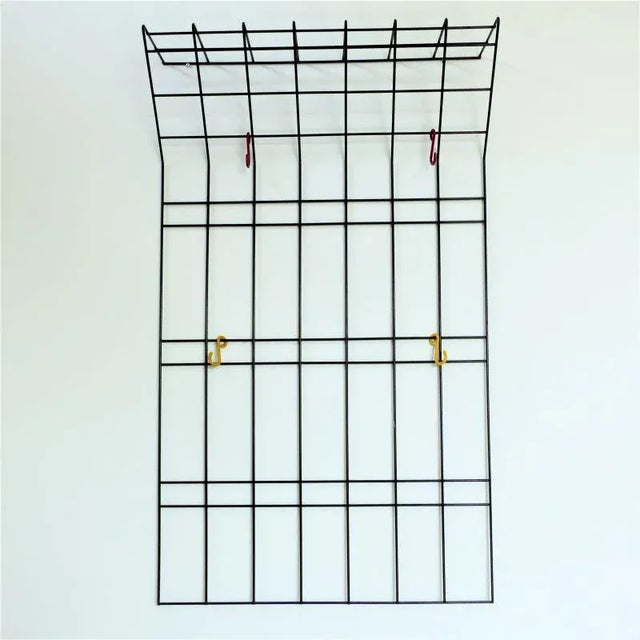 Wire Rack by Karl Fichtel for Drahtwerke Erlau, 1950s, in Very Good conditions. Designed 1950 to 1959 I have official...