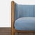 Moe's Light Blue Lounge Chair With Wood Frame and Metal Leg Accents For Sale In San Francisco - Image 6 of 10
