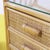 2000 - 2009 Rattan Nightstands with Four Drawers and Glass Top, Set of 2 For Sale - Image 5 of 12