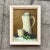 Vintage Boho Coffee Pot Still Life Original Oil on Canvas Painting For Sale - Image 4 of 5