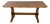 Rustic Walnut-Stained Fratino Table with Sawhorse Legs For Sale