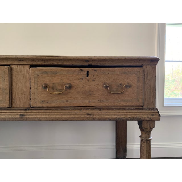 English 18th Century Georgian Oak Dresser For Sale - Image 3 of 12