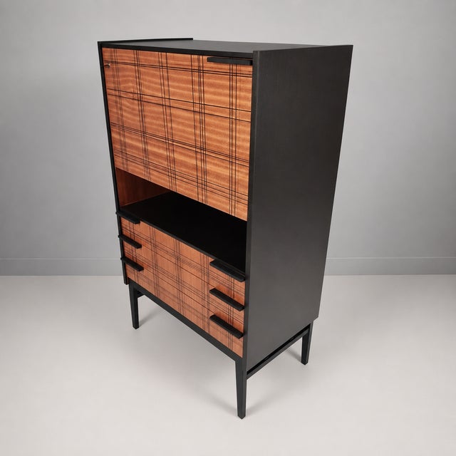 Brown Vintage Cabinet in Beech, 1970s For Sale - Image 8 of 13