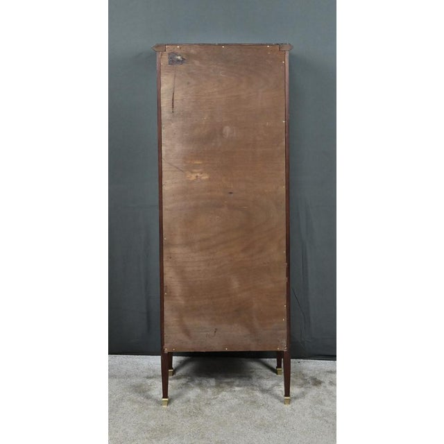 Louis XVI Style Mahogany Display Cabinet, 1930s For Sale - Image 17 of 18