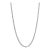 Vintage Unisex Platinum 2.3mm 32” Solid Oval Rolo Cable Link Chain Necklace For Sale