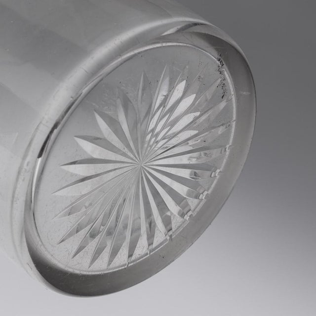 19th Century Victorian Silver & Glass Champagne Bottle Decanter, 1895 For Sale - Image 13 of 15