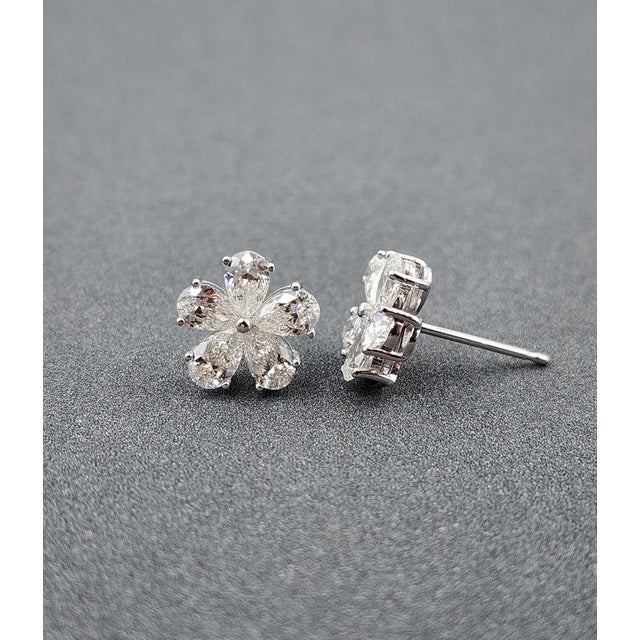 Early 21st Century 2.00 Ct Pear Shape Diamond Earrings For Sale - Image 5 of 10