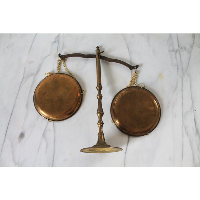 Vintage Brass Scales of Justice For Sale - Image 9 of 9