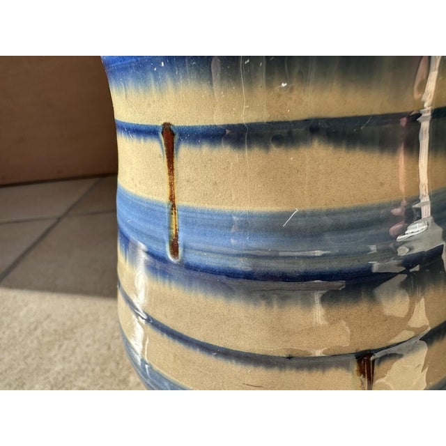 Ceramic Art Deco Hand-Thrown Ceramic Vase, Germany, 1920s For Sale - Image 7 of 11
