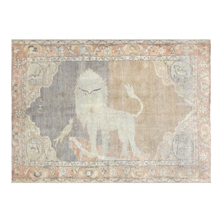 1960s Turkish Oushak Rug For Sale