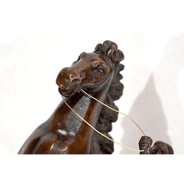 Horses Fireplace Set in the style of G. Coustou, Set of 3 For Sale - Image 10 of 18