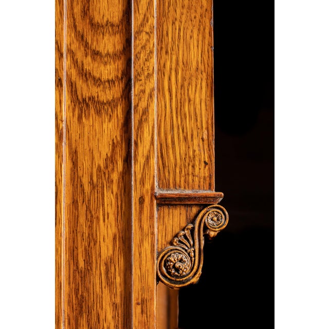 Early 20th Century Lighted Hutch Cabinet For Sale - Image 4 of 10