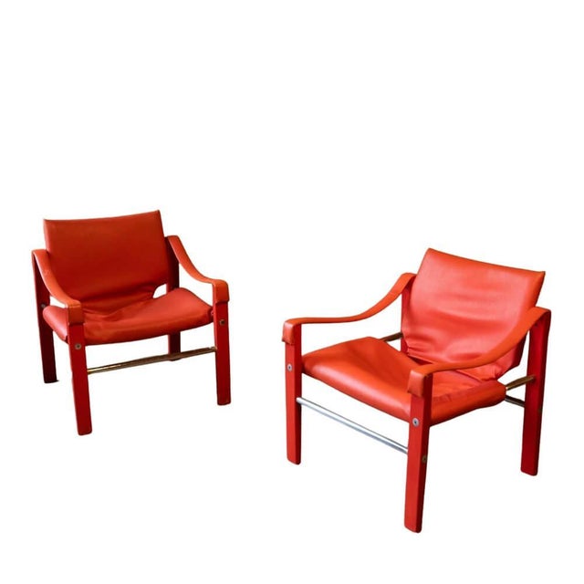 Safari Lounge Chairs by Maurice Burke, Set of 2 For Sale - Image 13 of 13
