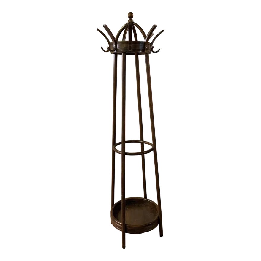 Rack in Beech and Walnut from Thonet Vienna | Chairish