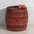 1920s Antique Wooden Barrel with Iron Straps, Central Europe, 1920 For Sale - Image 5 of 7