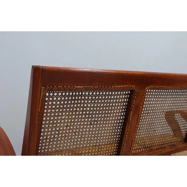 Mid-Century Three-Seater Sofa Bench in Teak, 1950s For Sale - Image 11 of 13