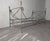 Maison Jansen French European Campaign Style Forged Iron and Brass Daybed For Sale - Image 4 of 12