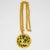 Pauline Rader Gilded Necklace with Green Bakelite Centaur Pendant For Sale - Image 9 of 12