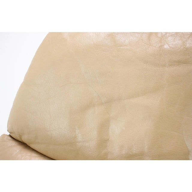 Large Scandinavian Adjustable Leather Armchair by Peem, 1970s For Sale - Image 12 of 13