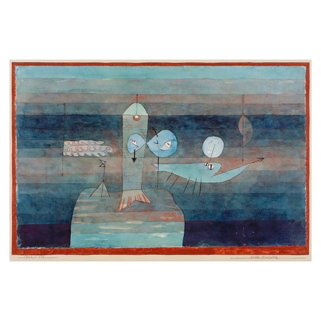 Good Fishing Spot Klee, Paul 1879–1940. Guter Fischplatz, 1922, 138. Pen-and-ink and watercolour on Ingres paper on...
