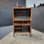 Early 20th Century Oak Arts & Crafts Student Desk With Tambour Storage Cabinet For Sale - Image 4 of 12