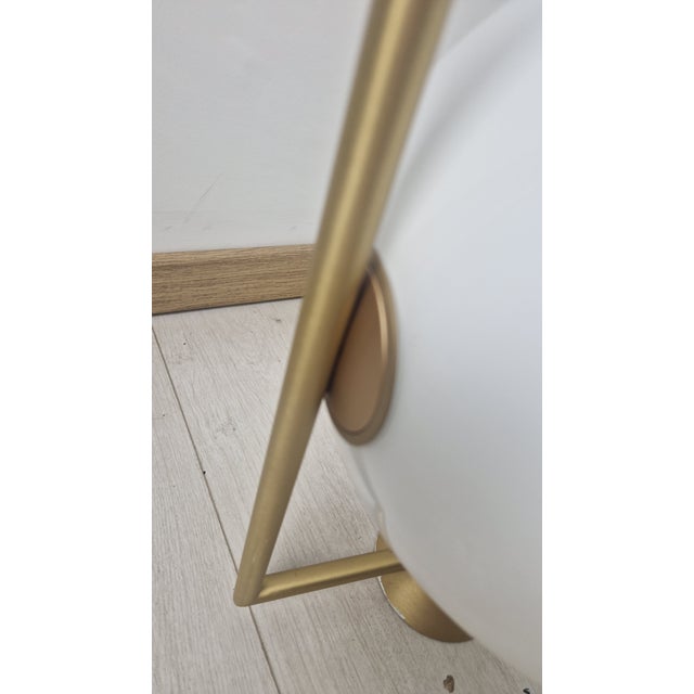 Flos Vintage Wall Lamp in Brass with Glass Sphere by Michael Anastassiades for Flos, 2010s For Sale - Image 4 of 9