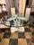 Painted Round Dolphin Pedestal Dining Table For Sale - Image 12 of 12